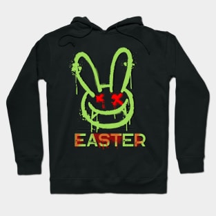 easter egg, scary rabbit Hoodie